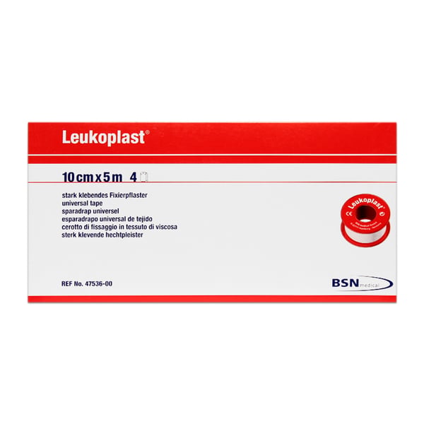 Leukoplast Carne 10 cm x 5 metros: Esparadrapo de tela color carne